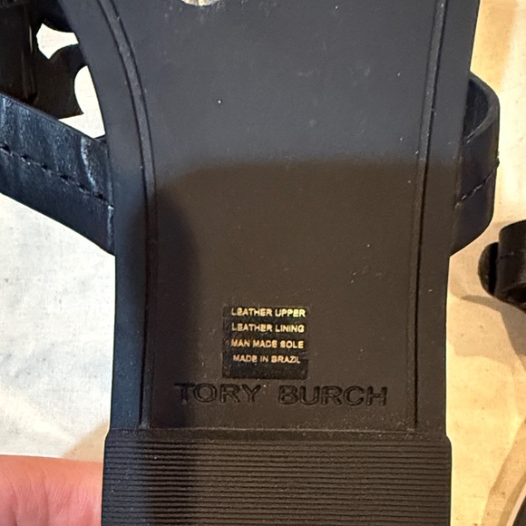 Tory Burch Black and Cream Miller Sandal - Picture 5 of 6